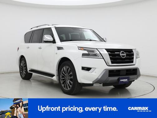 White 2022 Nissan Armada Platinum
