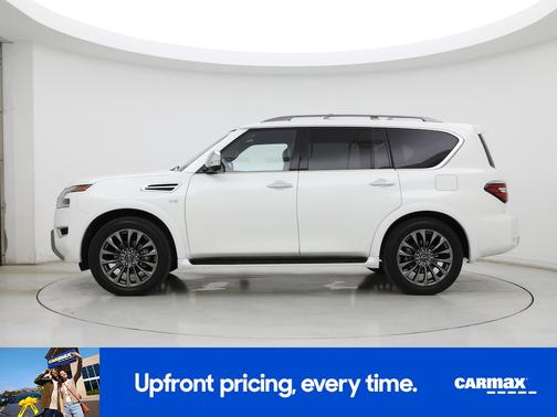 White 2022 Nissan Armada Platinum