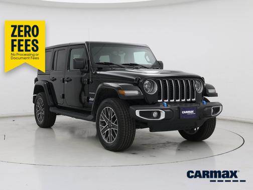 Black 2023 Jeep Wrangler 4xe Unlimited Sahara