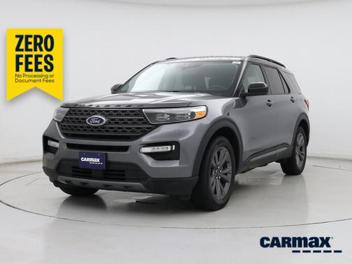 Gray 2022 Ford Explorer XLT