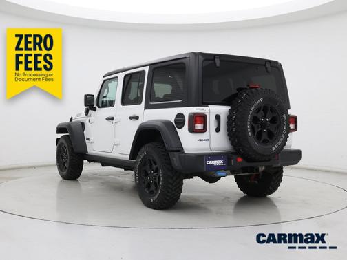 White 2023 Jeep Wrangler 4xe Willy's