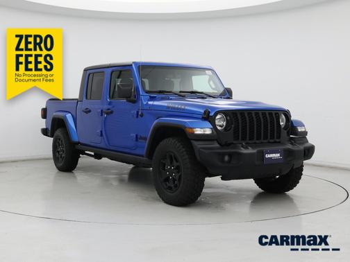 Blue 2021 Jeep Gladiator Willy's