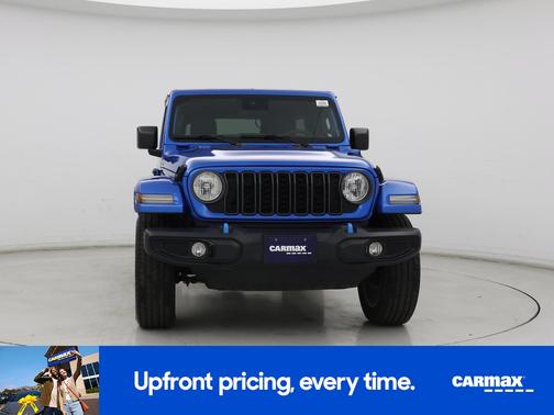 Blue 2024 Jeep Wrangler 4xe Sport S