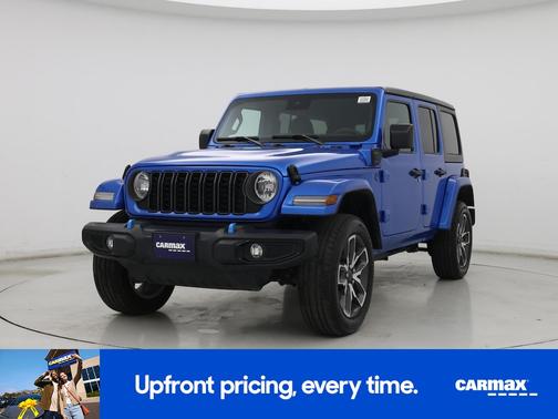 Blue 2024 Jeep Wrangler 4xe Sport S