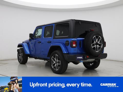 Blue 2024 Jeep Wrangler 4xe Sport S