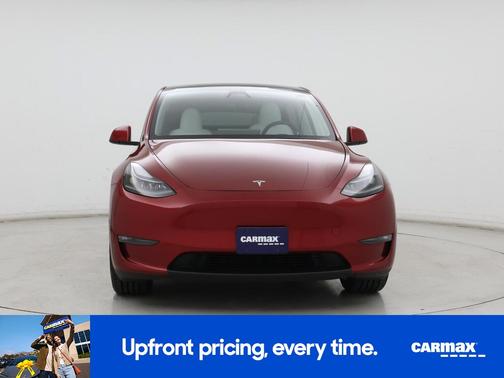 Red 2024 Tesla Model Y Long Range