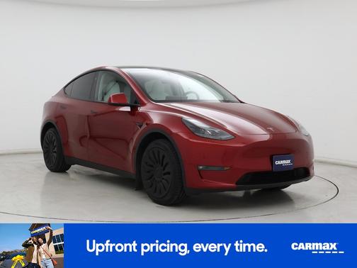 Red 2024 Tesla Model Y Long Range