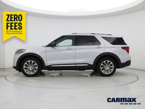Silver 2025 Ford Explorer Platinum