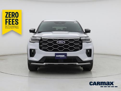 Silver 2025 Ford Explorer Platinum