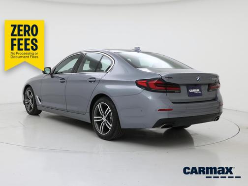 Blue 2021 BMW 530 I