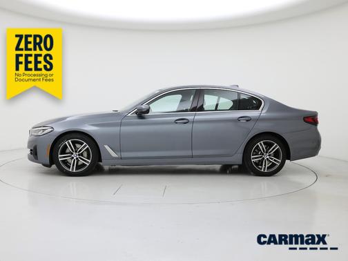 Blue 2021 BMW 530 I