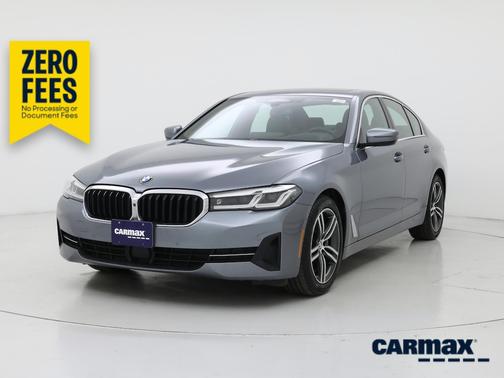Blue 2021 BMW 530 I