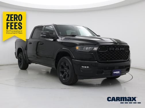 Black 2025 RAM 1500 Bighorn