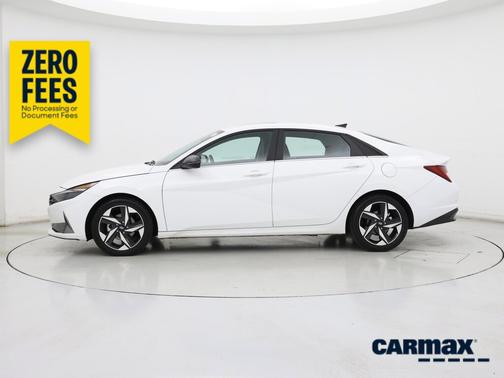 White 2023 Hyundai ELANTRA HEV Limited