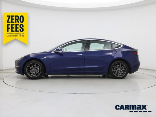 Blue 2019 Tesla Model 3 Long Range