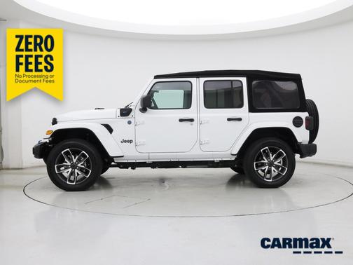 White 2024 Jeep Wrangler 4xe Sport S