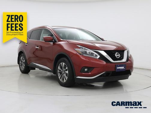 Red 2018 Nissan Murano SL