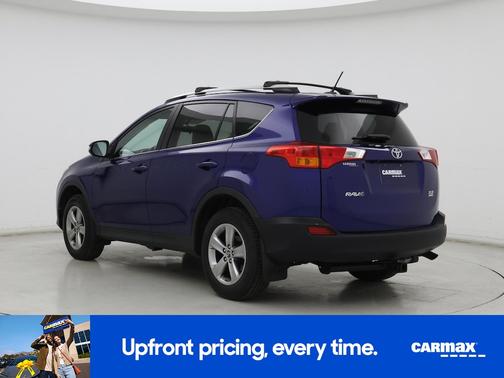 Blue 2015 Toyota RAV4 XLE