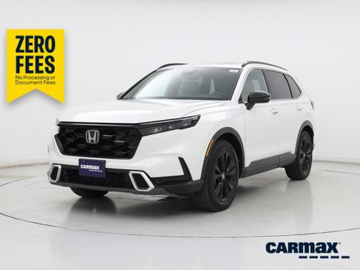 White 2025 Honda CR-V Hybrid Sport Touring