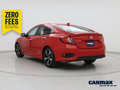 Red 2016 Honda Civic Touring