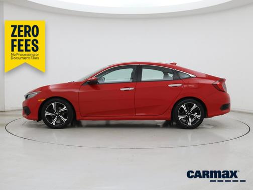 Red 2016 Honda Civic Touring