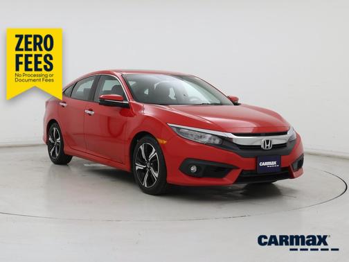 Red 2016 Honda Civic Touring