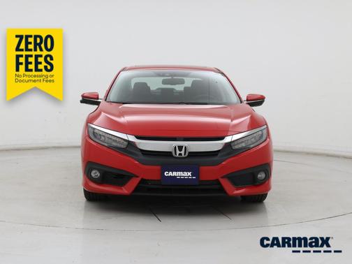 Red 2016 Honda Civic Touring