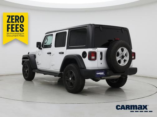 White 2020 Jeep Wrangler Unlimited Sport S