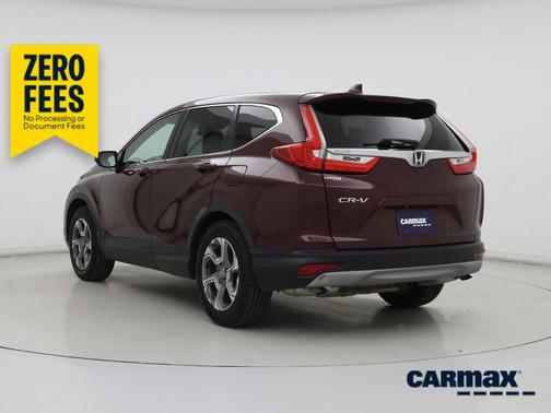 Burgundy 2018 Honda CR-V EX