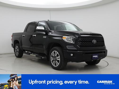 Black 2018 Toyota Tundra Platinum