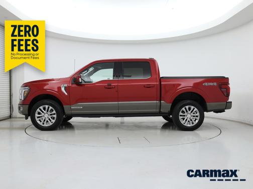 Red 2025 Ford F-150 King Ranch