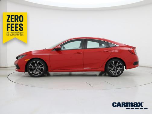 Red 2021 Honda Civic Sport