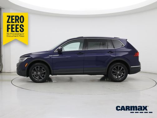 Blue 2022 Volkswagen Tiguan SE