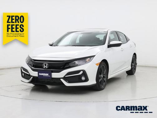 White 2021 Honda Civic EX