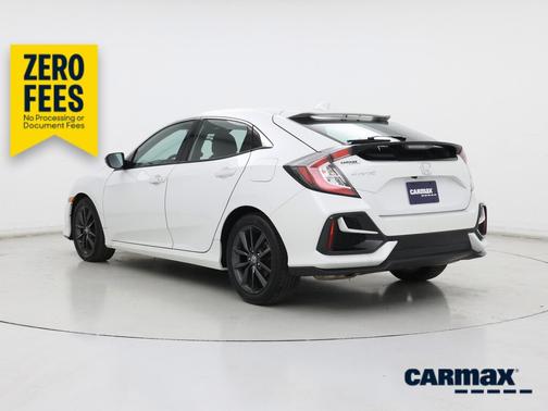 White 2021 Honda Civic EX