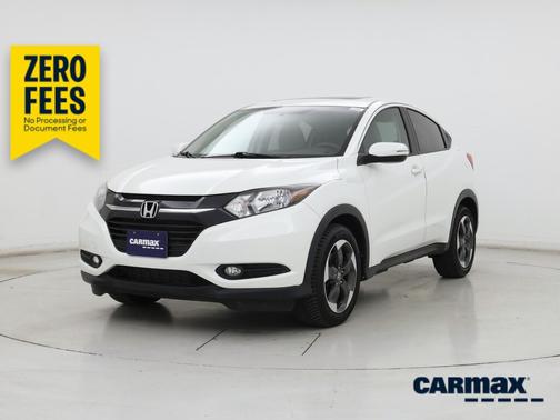 White 2018 Honda HR-V EX