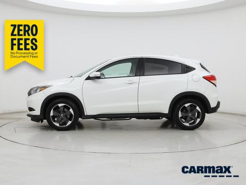 White 2018 Honda HR-V EX