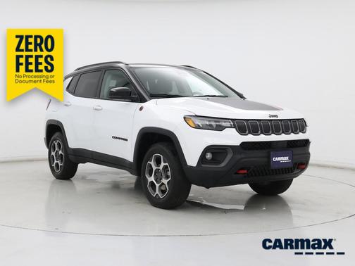 White 2022 Jeep Compass Trailhawk