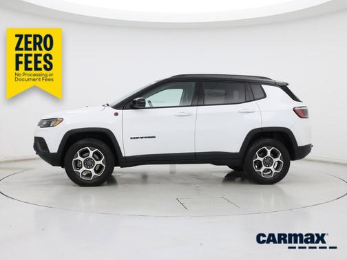 White 2022 Jeep Compass Trailhawk