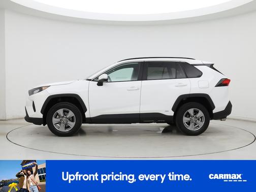 White 2022 Toyota RAV4 Hybrid LE
