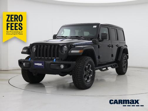 Black 2023 Jeep Wrangler 4xe Unlimited Rubicon