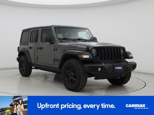 Gray 2022 Jeep Wrangler Unlimited Willys