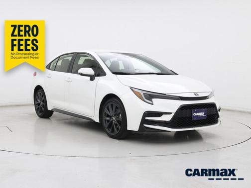 White 2025 Toyota Corolla Hybrid SE