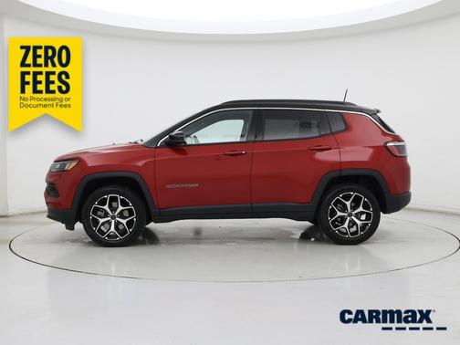 Red 2025 Jeep Compass Limited