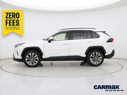 White 2019 Toyota RAV4 XLE Premium