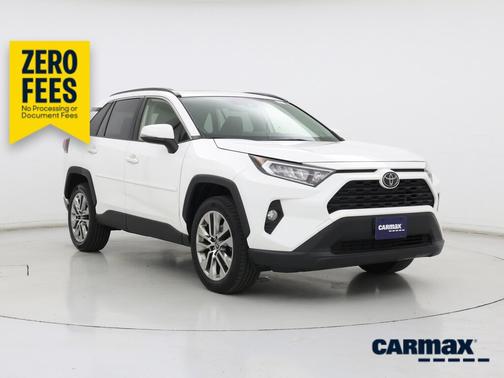 White 2019 Toyota RAV4 XLE Premium