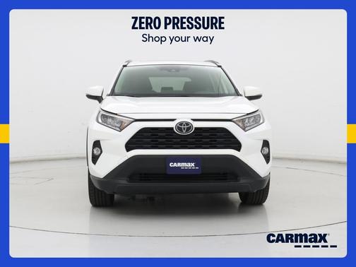 White 2019 Toyota RAV4 XLE Premium