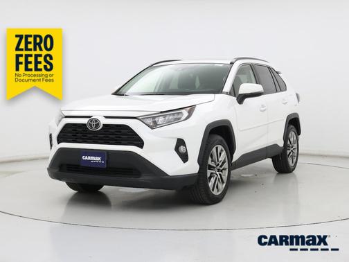 White 2019 Toyota RAV4 XLE Premium