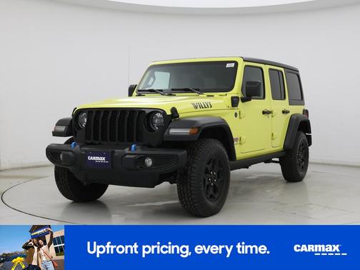 Yellow 2023 Jeep Wrangler 4xe Willy's