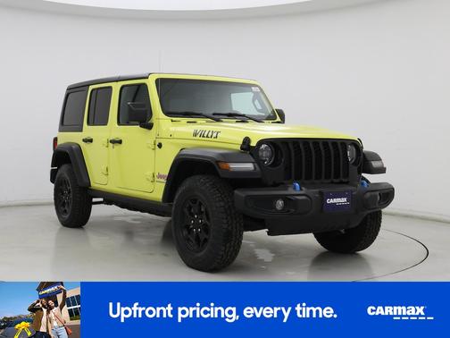 Yellow 2023 Jeep Wrangler 4xe Willy's